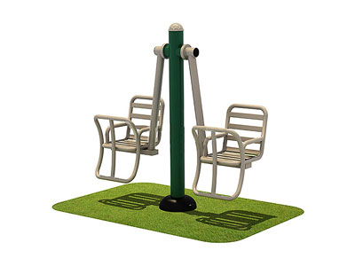 Outdoor Exercise Machines Double Swing Set for Sale OF-031